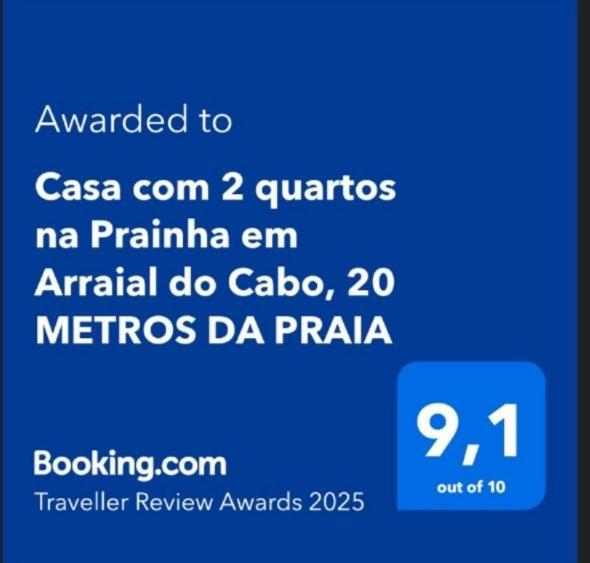 Casa Com 2 Quartos Na Prainha Em Arraial Do Cabo, 20 Metros Da Praia Экстерьер фото
